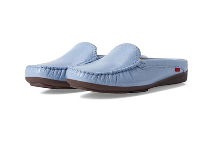 Marc Joseph New York Briarwood Court sky blue svelte patent