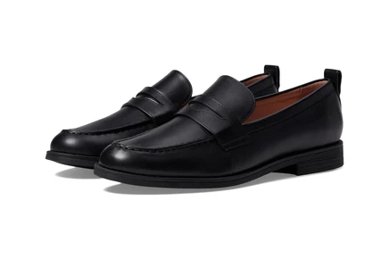 Женские лоферы Cole Haan Stassi Penny, кожаные, черные