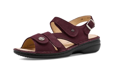 Женские сандалии Finn Comfort Gomera Soft, бордовые