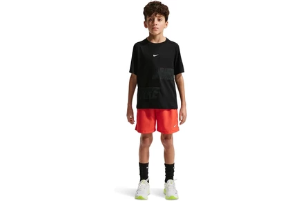 Детская футболка Nike Multi Dri-FIT, черно-белая