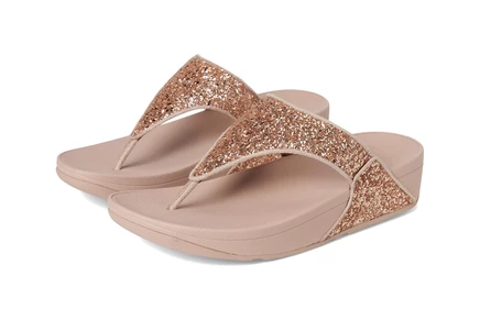 Сандалии FitFlop Lulu Glitter Toe-Thongs