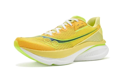 Женские беговые кроссовки Saucony Endorphin Azura кожаные, оранжевые