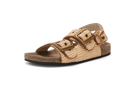 Сандалии AllSaints Staffa Raffia Sandal