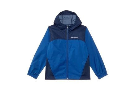 Columbia Kids Glennaker Rain Jacket (Little Kids/Big Kids) mountain blue/collegiate navy