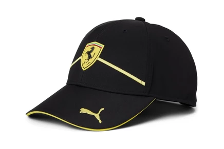 Унисекс бейсболка Puma Scuderia Ferrari Race регулируемая, черная