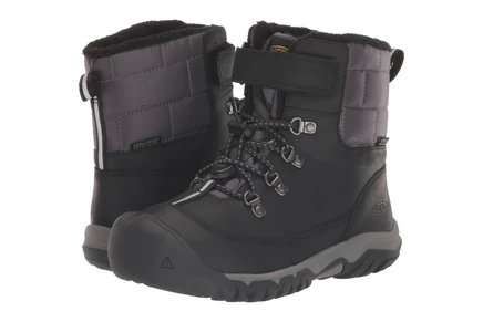 Ботинки KEEN Kids Kanibou Waterproof (Toddler/Little Kid) black/magnet