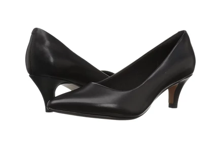 Clarks Linvale Jerica black leather