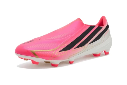 Мужские бутсы Adidas F50 Hyperfast, без шнуровки, черные