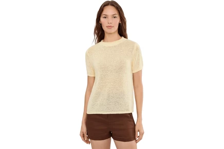Свитер 525 america Faye Rolled Edge Sweater Tee