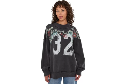 Женский свитшот Free People We The Free Palm Spring Turtleneck Graphic Pullover