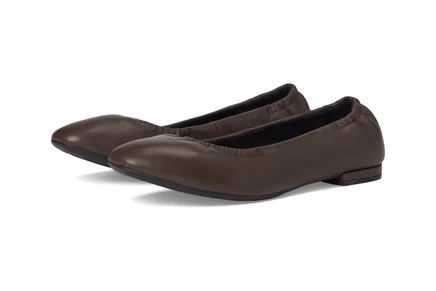 Женские балетки Aerosoles Antonia кожаные, коричневые