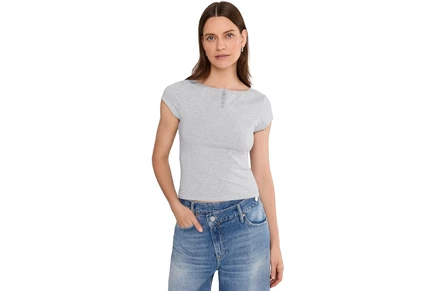 Топ Free People Morning Pages Henley-Soli