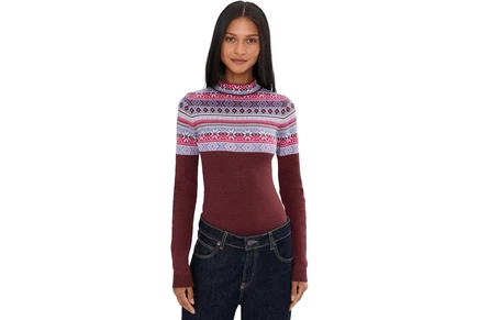 Женское боди Free People Winter Warmer, комбинированное