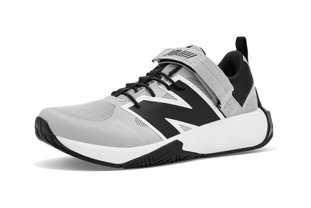 Детские кроссовки New Balance FuelCell на липучке, серо-черные