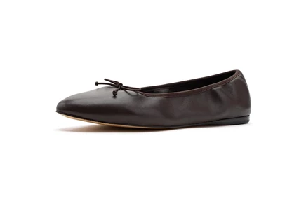 Женские балетки Marc Fisher LTD Amellie кожаные, коричневые