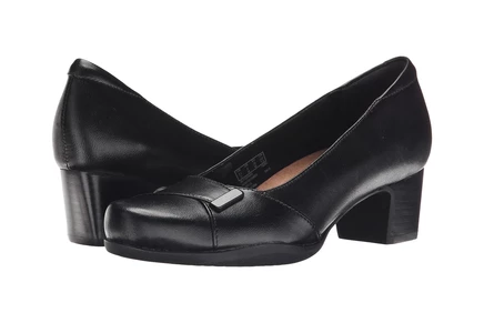 Женские туфли Clarks Rosalyn Belle, черные кожаные