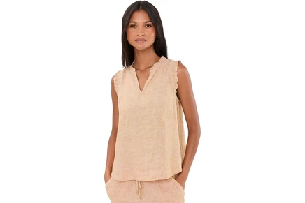 Топ Lilly Pulitzer Kavalla Sleeveless Ruffle