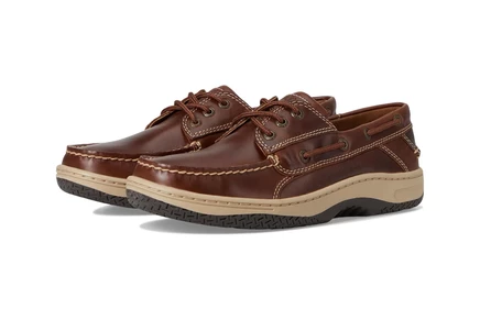 Мужские топсайдеры Sperry Billfish 3-Eye кожаные, средне-коричневые