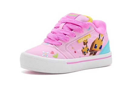 Детские кеды Heelys Minecraft Pro25, розово-голубые
