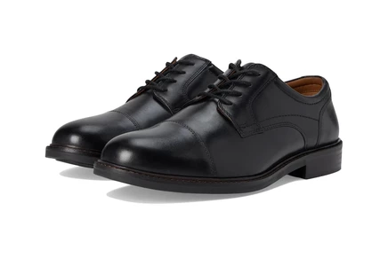 Мужские кожаные оксфорды Johnston & Murphy Mason Cap Toe, черные