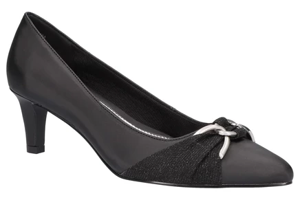 Easy Street Electa black satin
