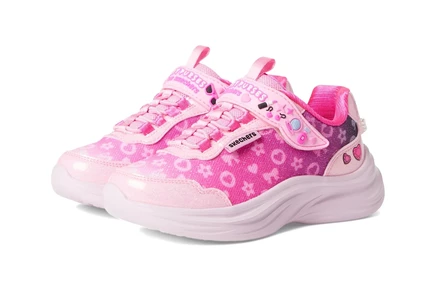 Женские кроссовки SKECHERS KIDS Power Jams 2.0 302199l (little Kid/Big Kid) pink/multi