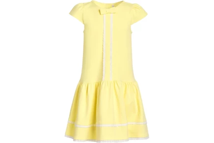 Платье Janie and Jack Drop Waist Lace Trim Dress (Toddler/Little Kid/Big Kid)