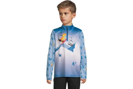 Детская флисовая куртка Spyder Kids 1/2 Zip, кобальтовая