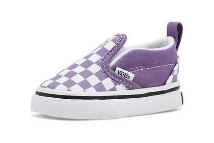 Детские слипоны Vans Slip-On V, фиолетовые