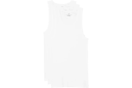 Мужская майка Calvin Klein Underwear Cotton Classics, белая, 3 шт.