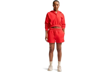 Женский свитшот Nike Sportswear Phoenix Fleece Oversized Crop Henley Hoodie