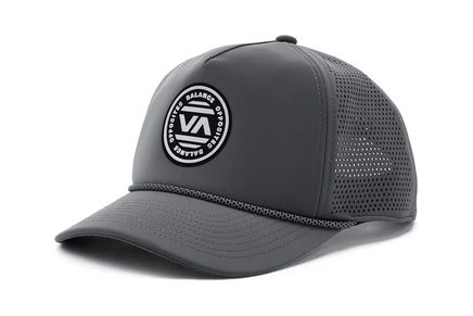 Унисекс кепка RVCA Modfit, полиэстер, антрацитовая
