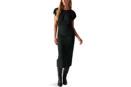 Платье Michael Stars Pippa Gathered Empire Midi Dress