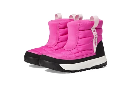 Детские ботинки Columbia Kids Snowtrot Mid, розовые