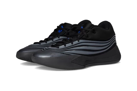 adidas Dame X Basketball Shoes black/iron metallic/lucid blue