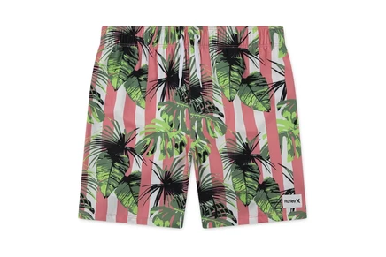 Плавки Hurley Kids Cabana Stripe Pull On Swim Trunk (Little Kid)