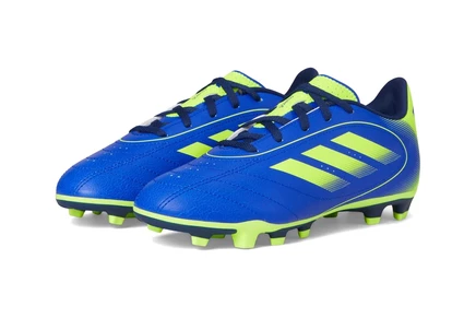 adidas Kids Goletto Ix Firm Ground/Multi Ground Soccer Cleats (Toddler/Little Kid/Big Kid) lucid blue/lucid lemon/dark blue