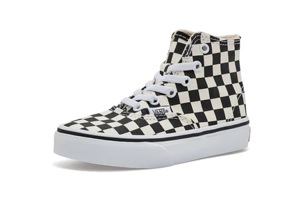 Детские кеды Vans Authentic Hi 2.0 Zip, черно-белые