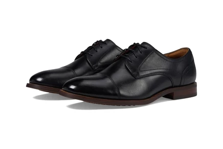 Мужские оксфорды florsheim rucci cap toe кожаные, черные