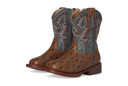 Ботинки Roper Kids Bumps (Toddler) brown