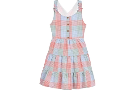 Платье Janie and Jack Multicolored Check Dress (Toddler/Little Kid/Big Kid)