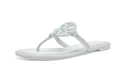 Tory Burch Miller Knotted Pave light summit