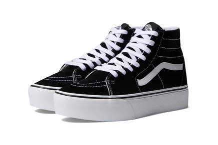 Унисекс кеды Vans Sk8-Hi Tapered Stackform, черно-белые