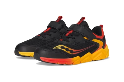 Детские кроссовки Saucony Flash LE, черно-красные