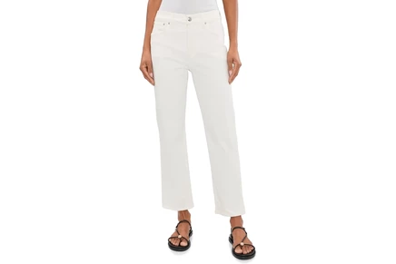 Джинсы Madewell The Short Dean Easy Straight Jean in Tile White