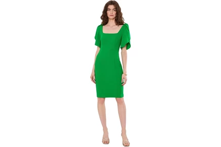 Платье Adrianna Papell Tulip Sleeve Midi Dress