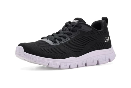 Женские кеды Bobs from Skechers B Lite, черно-фиолетовые
