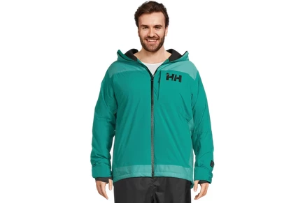 Мужская лыжная куртка Helly Hansen Powdreamer 2.0, зеленая