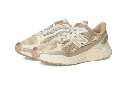 Детские кроссовки New Balance Fresh Foam Arishi Lux Bungee Lace, светло-бежевые