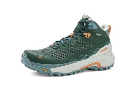 Женские треккинговые Oboz Katabatic Rt Mid GTX, зеленые